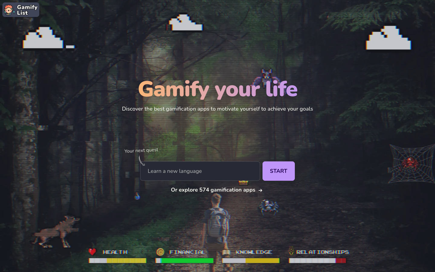 Captured Homepage / Lander