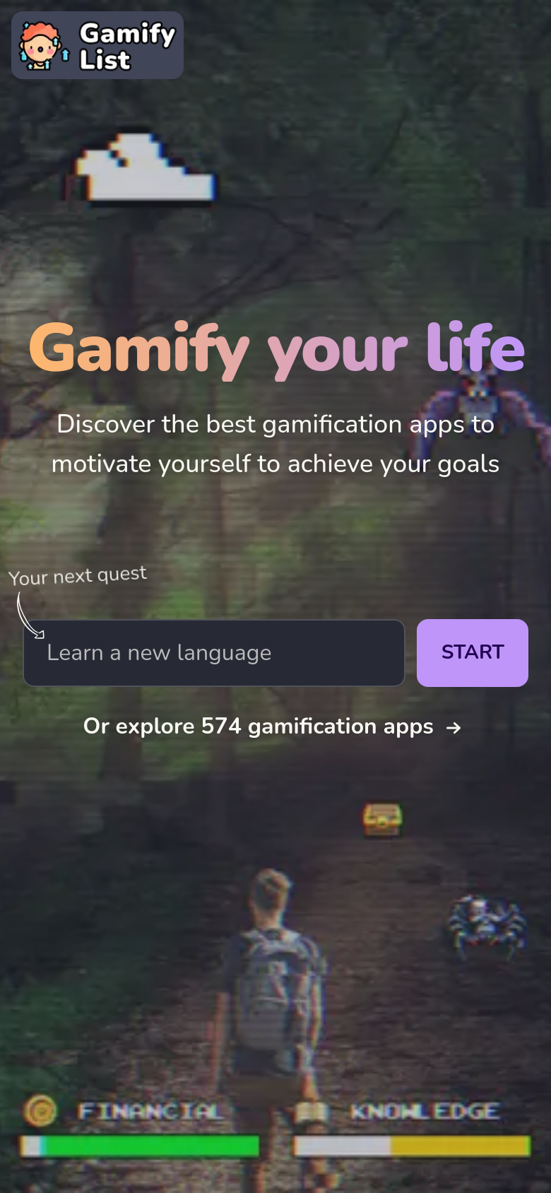 Homepage / Lander
