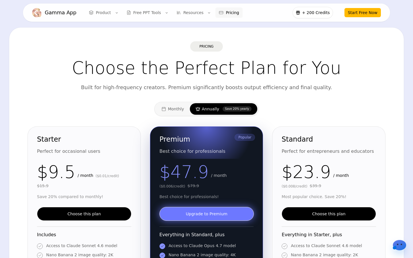 Pricing