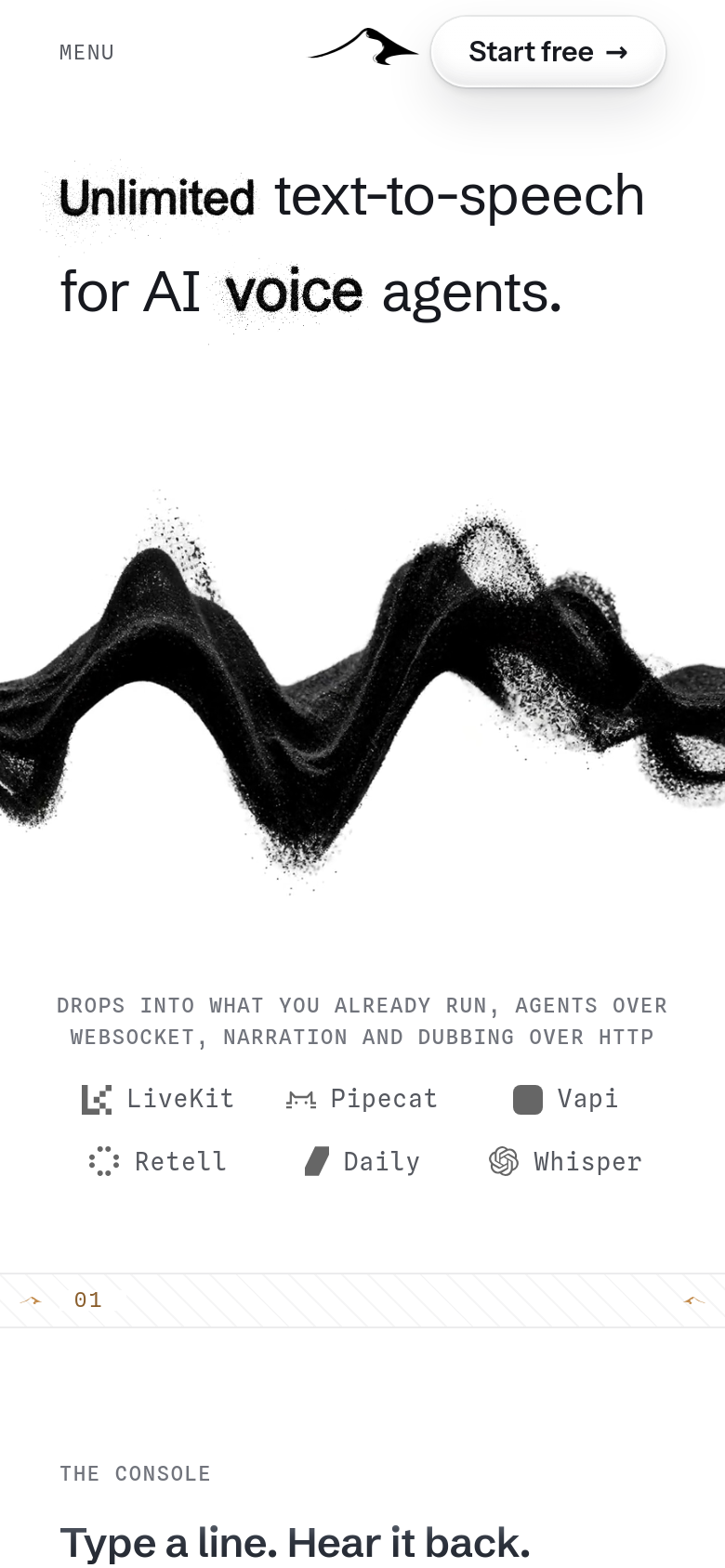Homepage / Lander