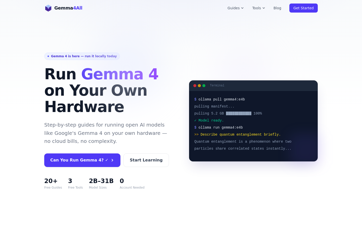 Captured Homepage / Lander