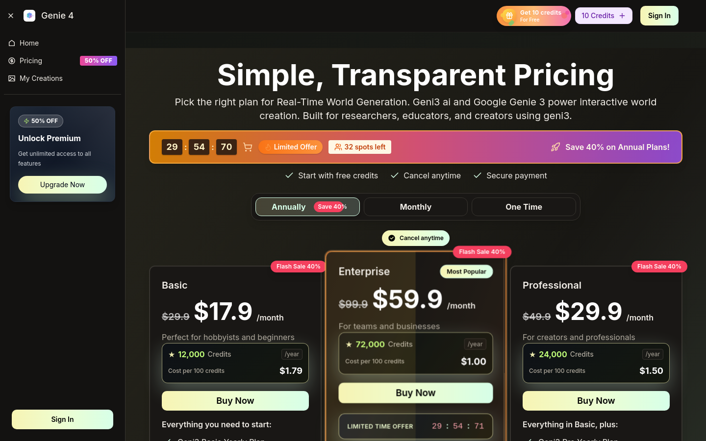 Pricing