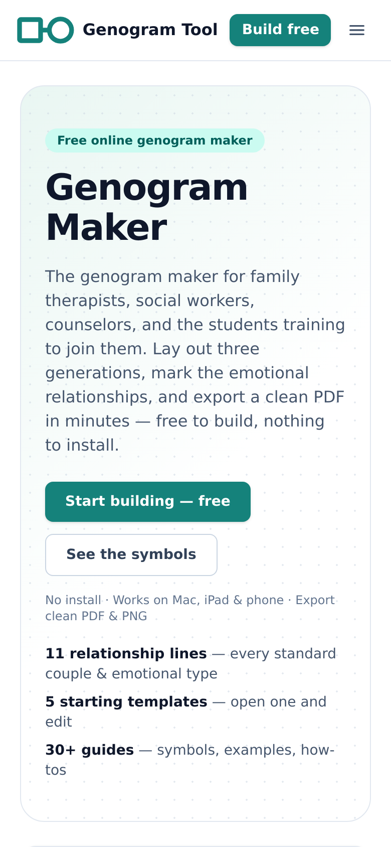 Homepage / Lander