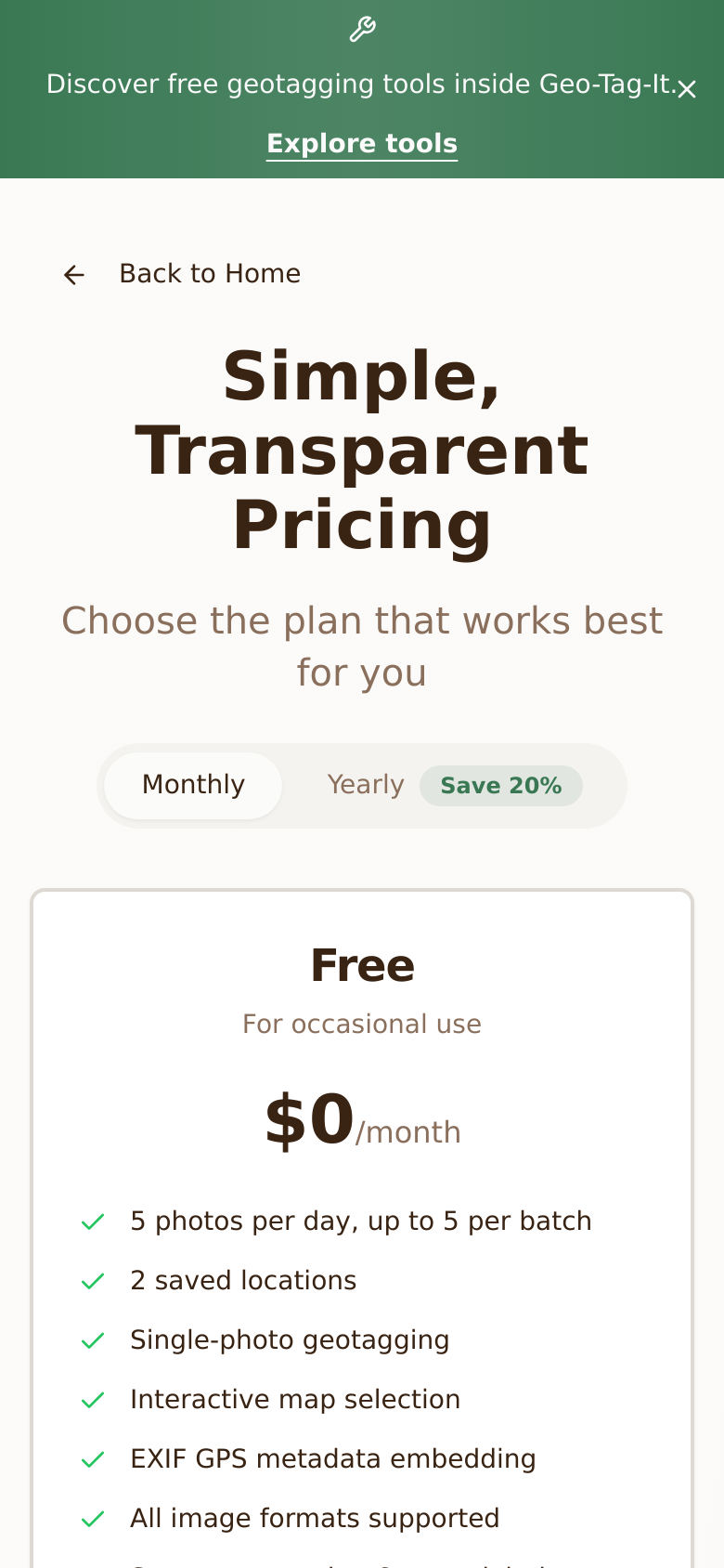 Pricing