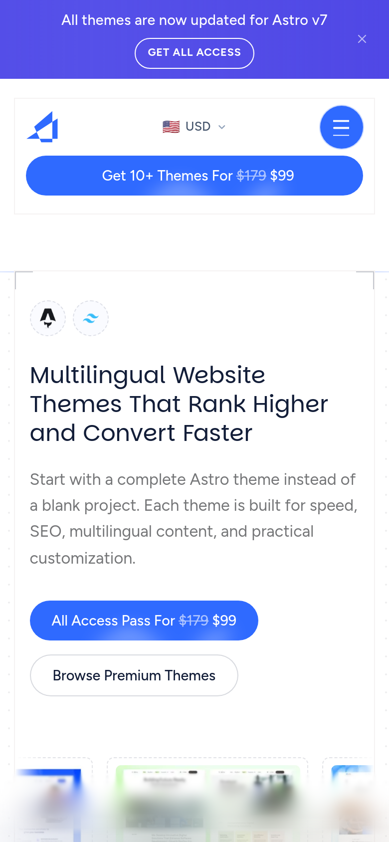 Homepage / Lander