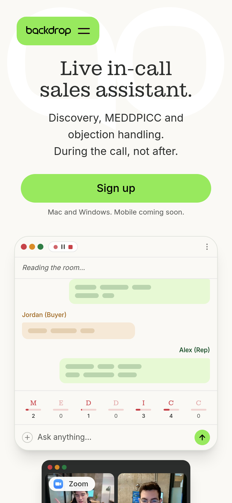 Homepage / Lander