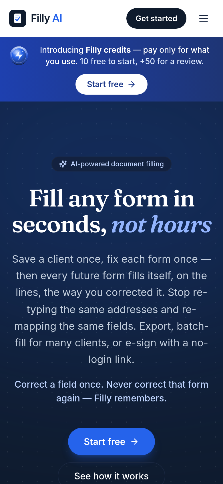 Homepage / Lander