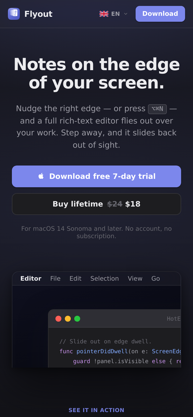 Homepage / Lander
