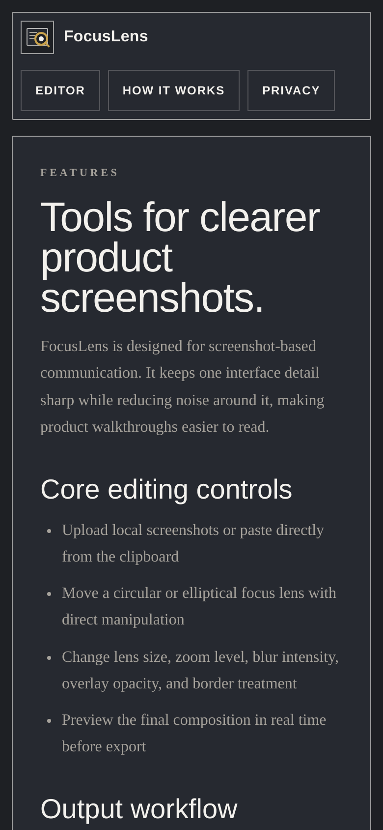 Features
