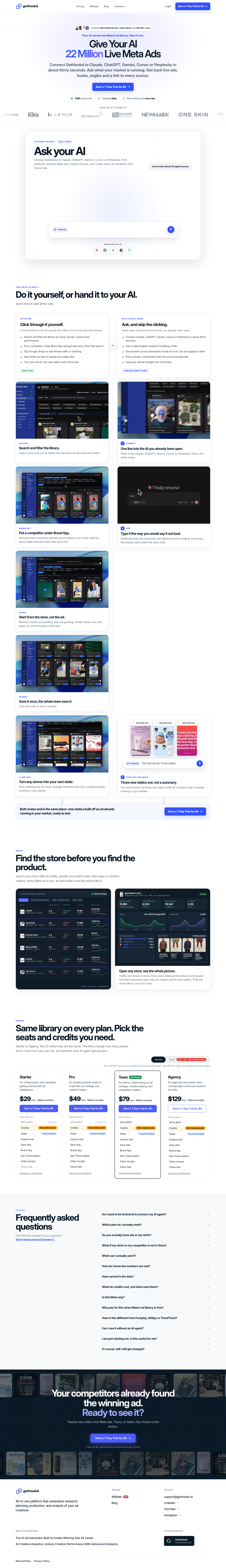 gethookd.ai — The Pricing Page