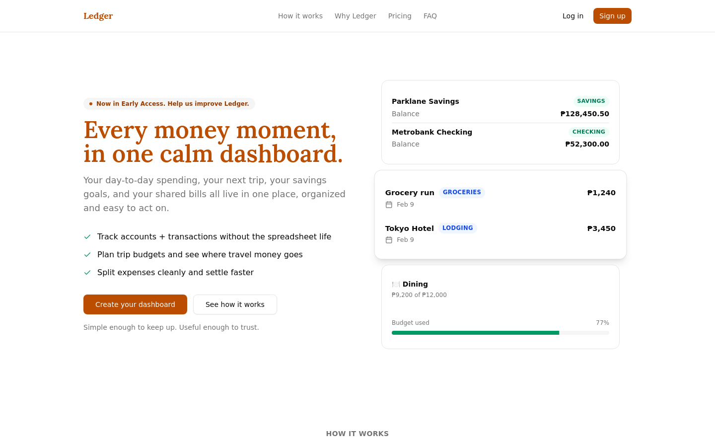 Captured Homepage / Lander