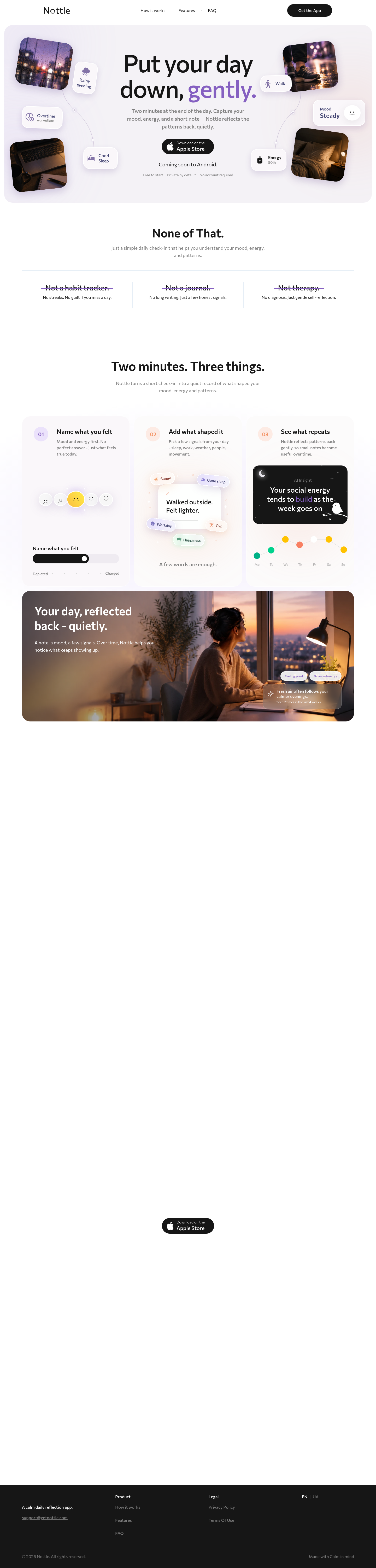 FAQ section from getnottle.com