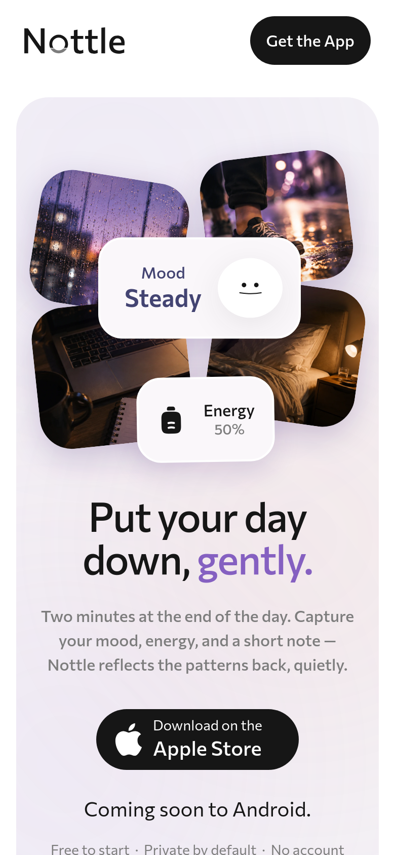 Homepage / Lander