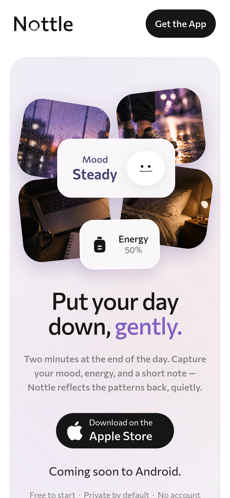 Homepage / Lander
