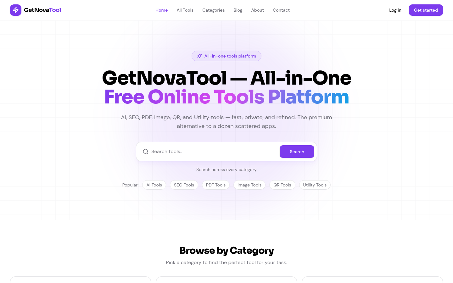 Captured Homepage / Lander
