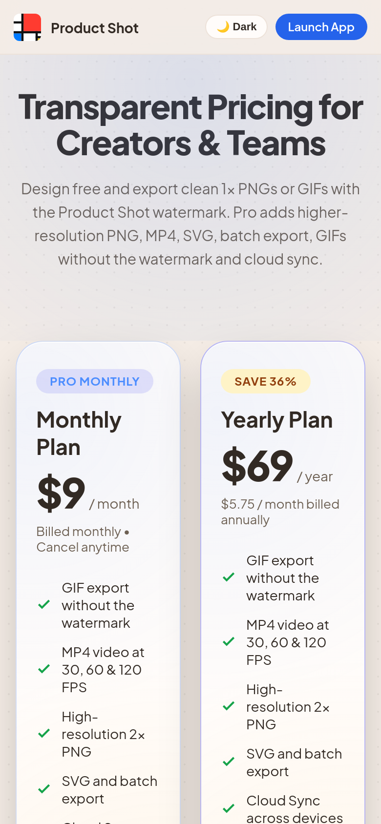 Pricing