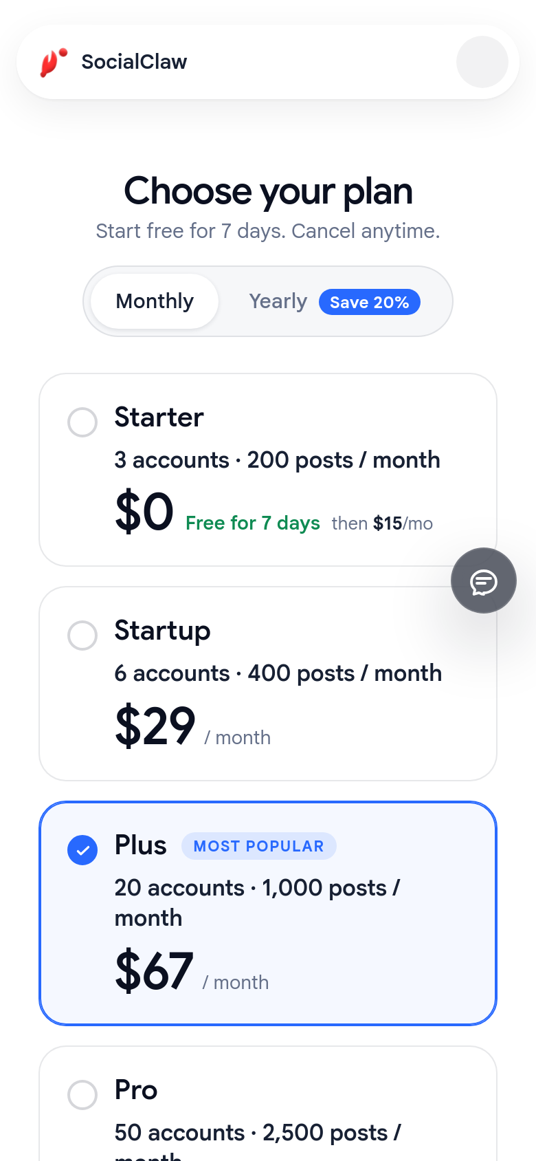 Pricing