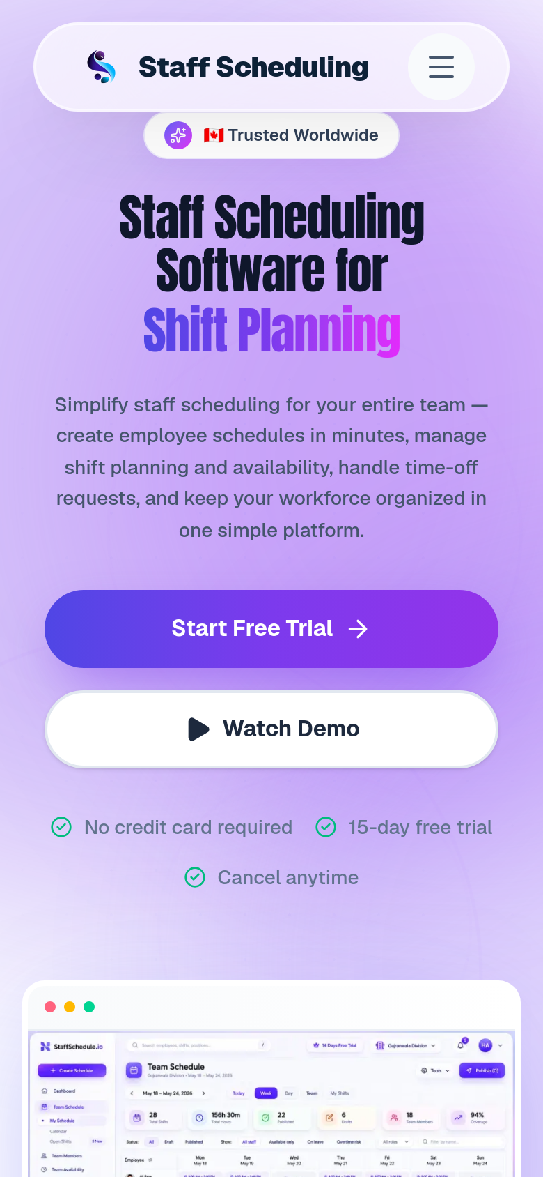 Homepage / Lander