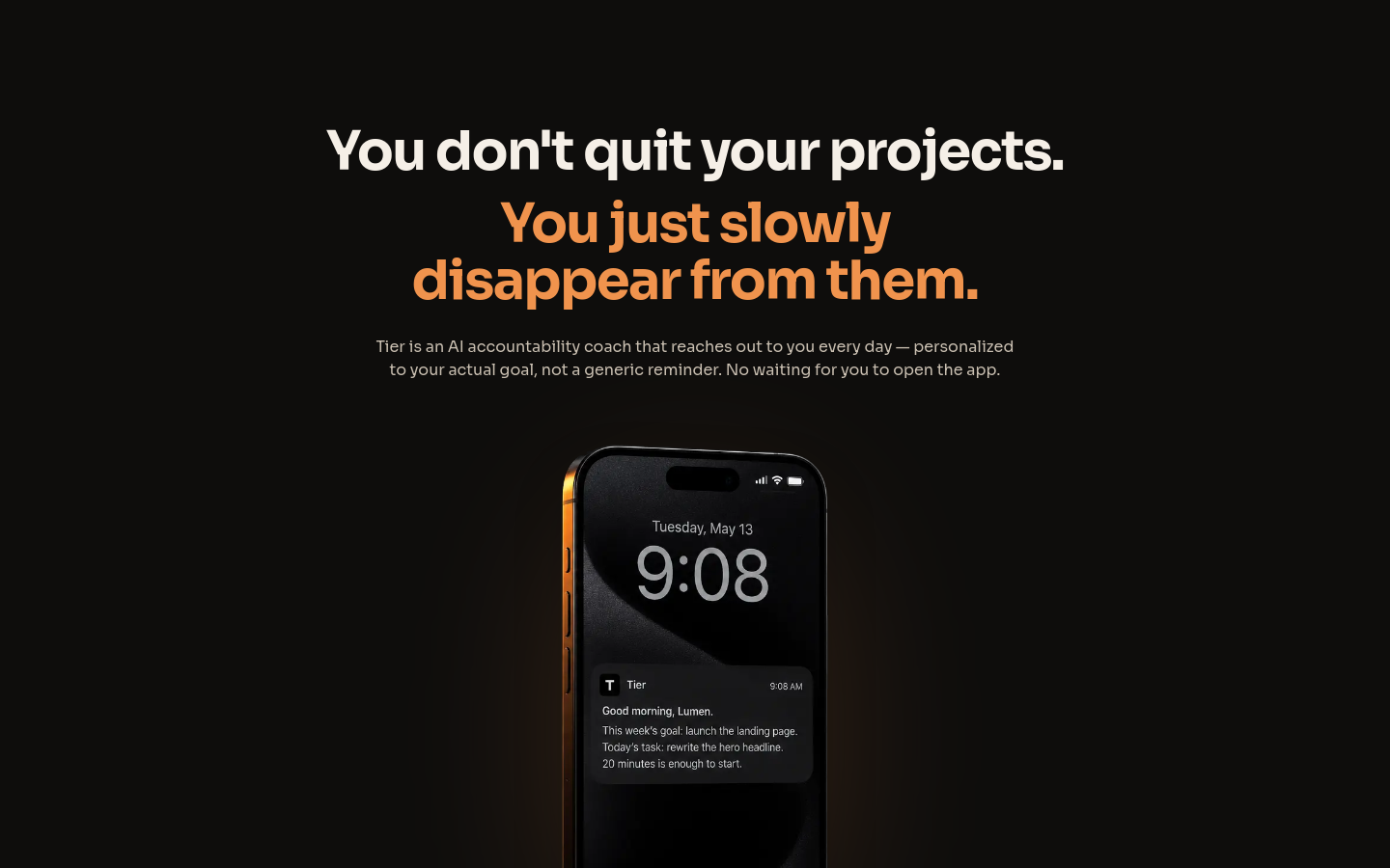 Captured Homepage / Lander