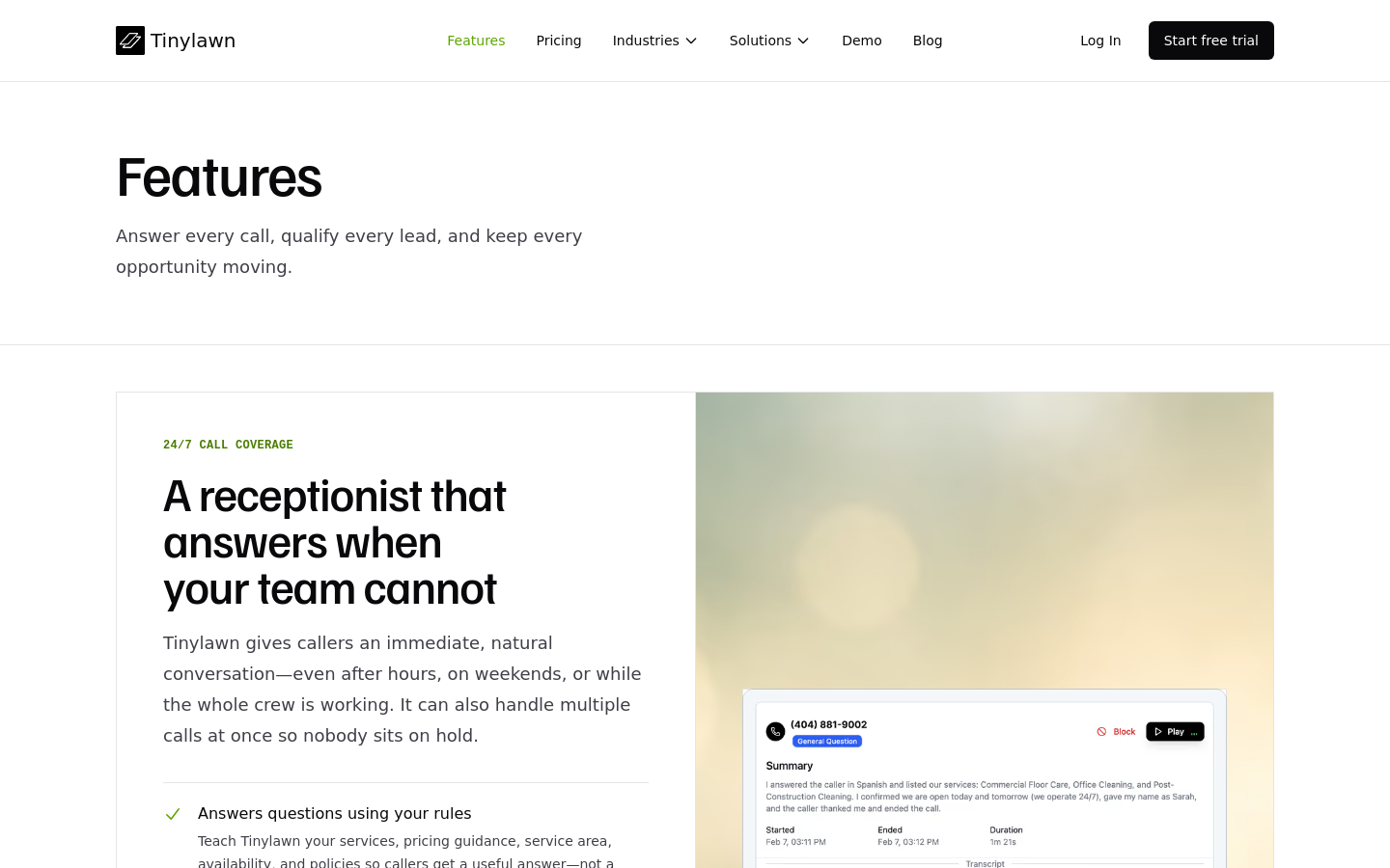 Features
