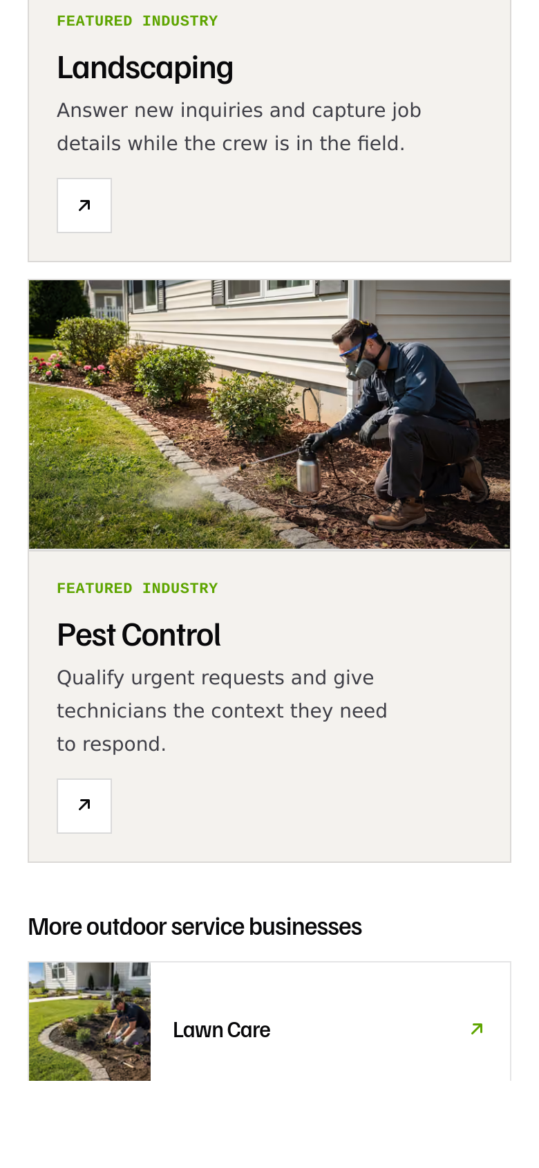 Homepage / Lander