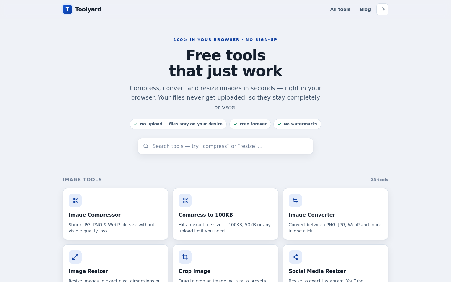 Captured Homepage / Lander
