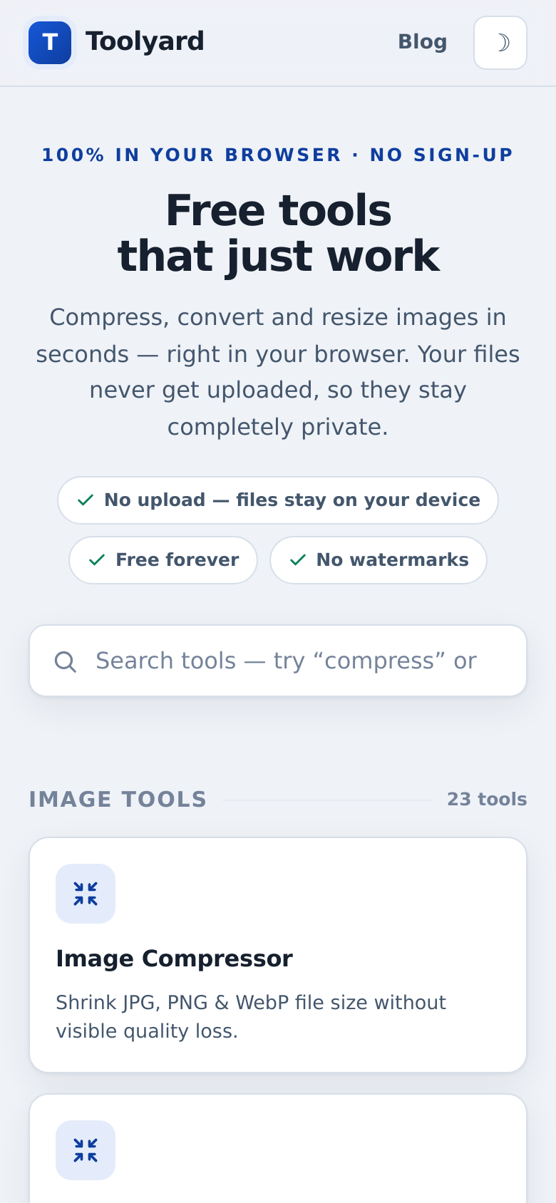 Homepage / Lander