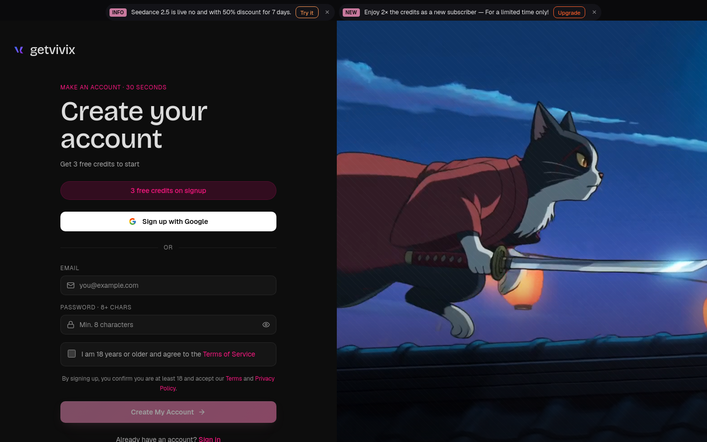 Signup
