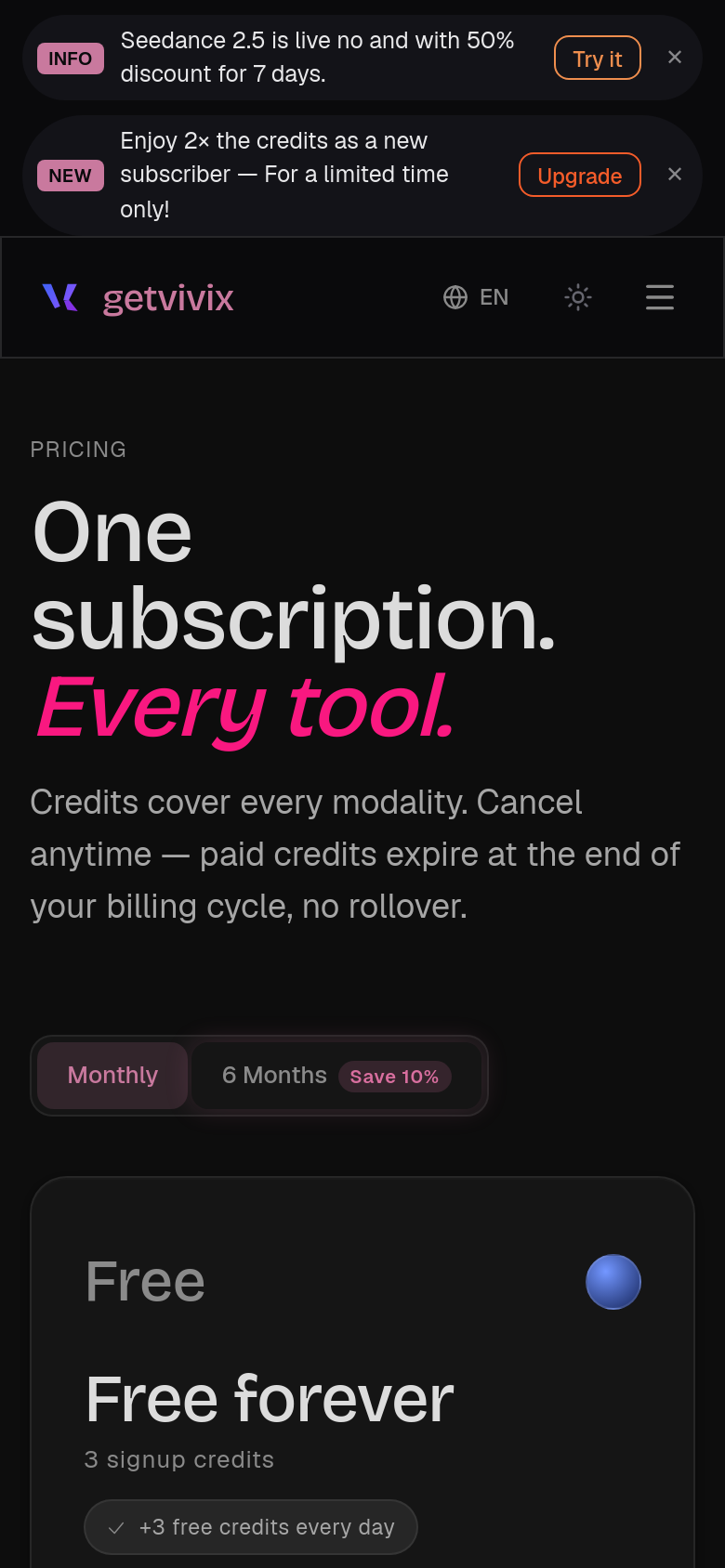 Pricing