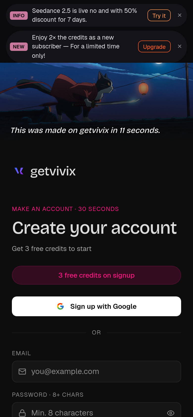 Signup