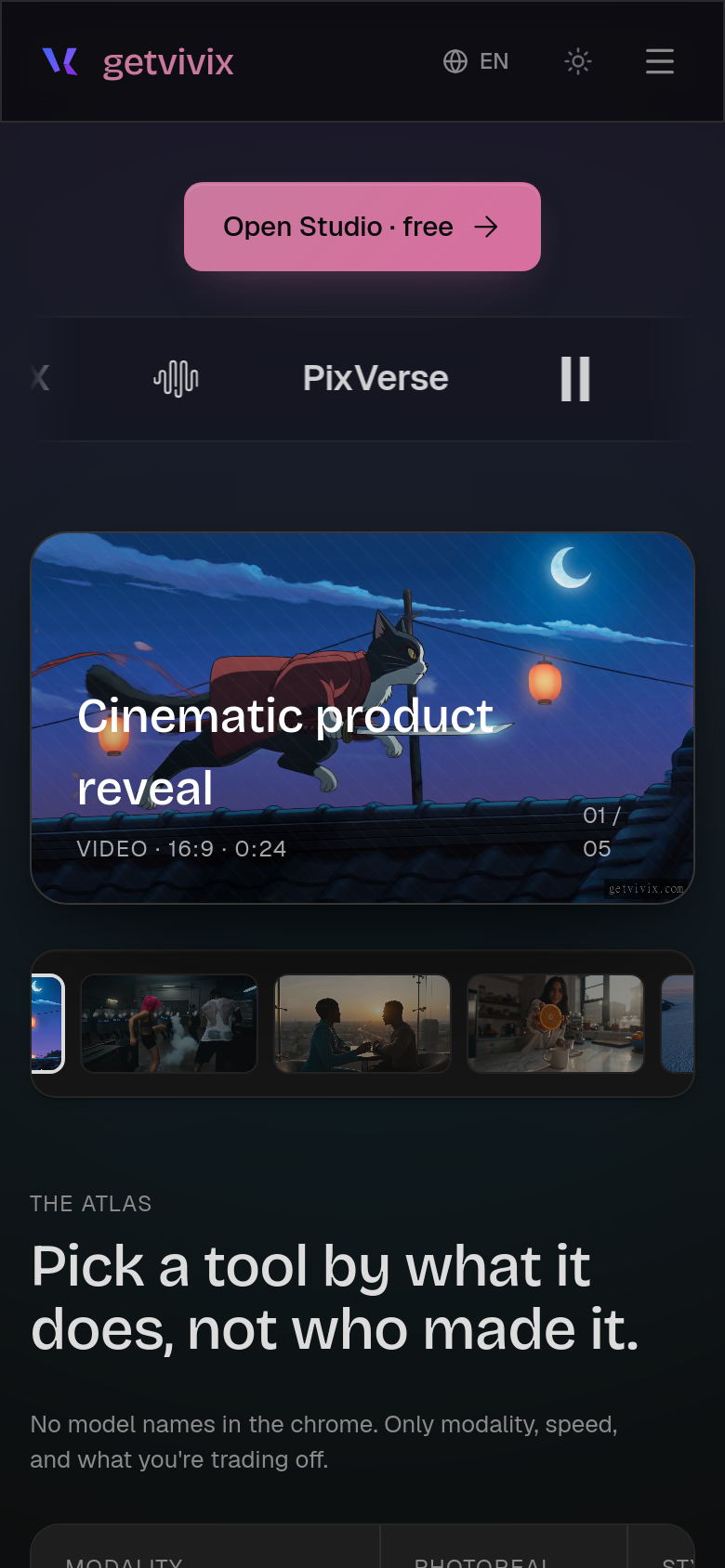 Homepage / Lander