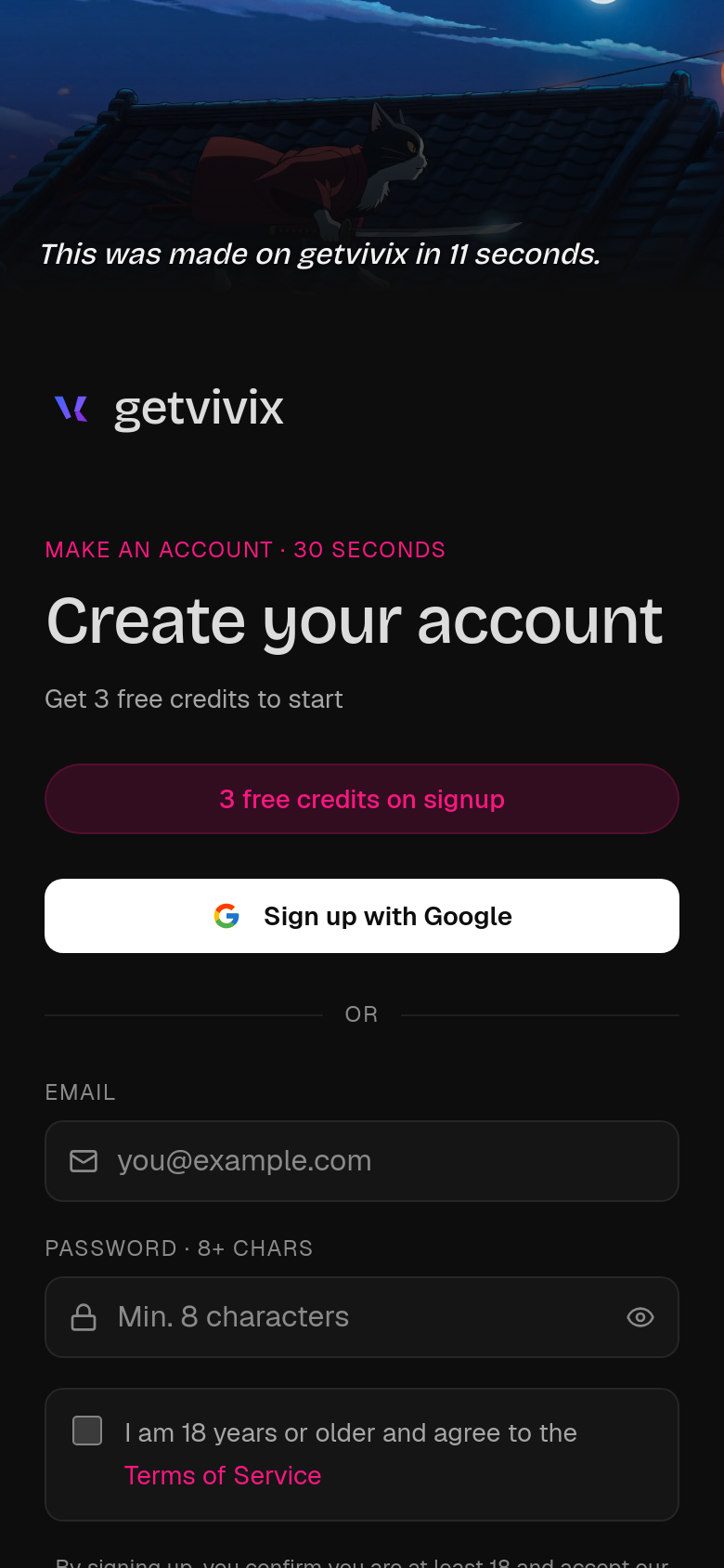 Signup