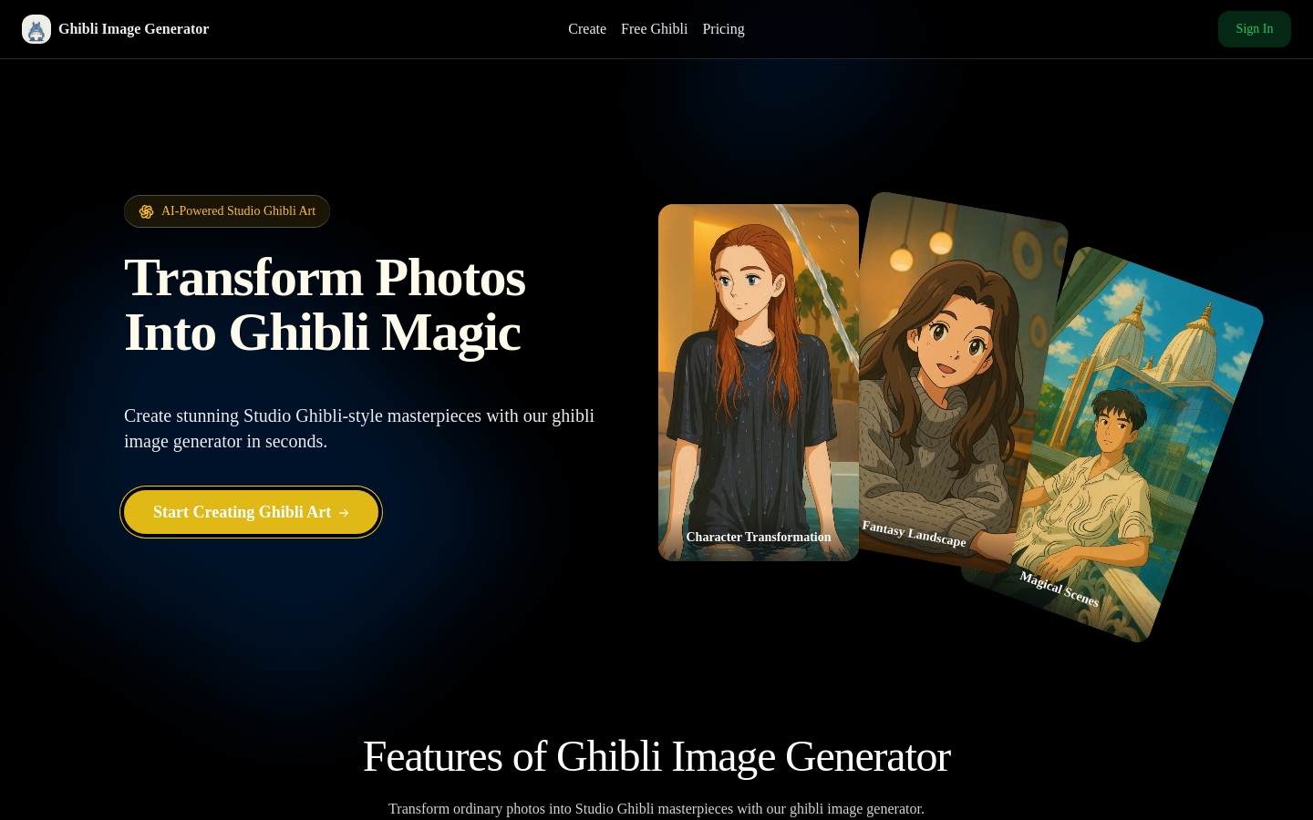 Captured Homepage / Lander