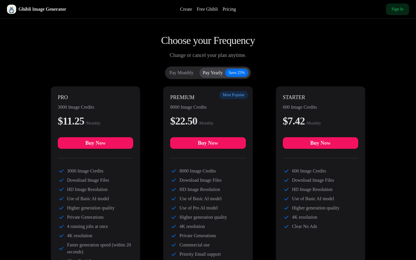 Pricing