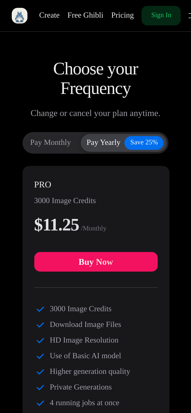 Pricing
