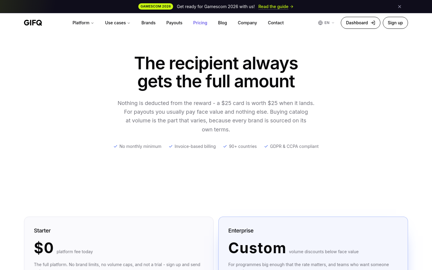 Pricing