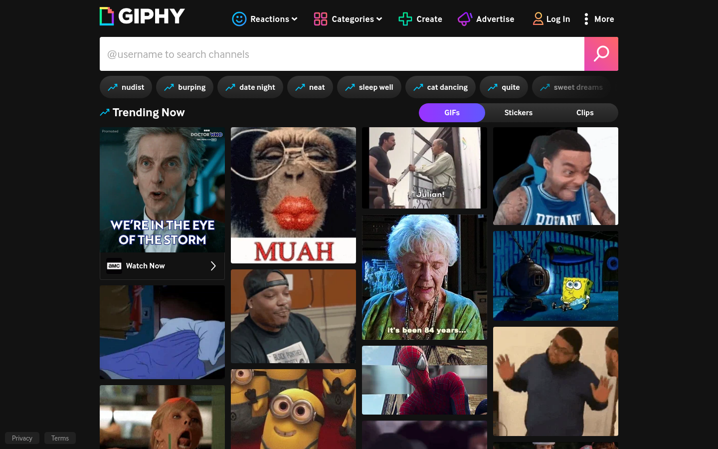 Captured Homepage / Lander