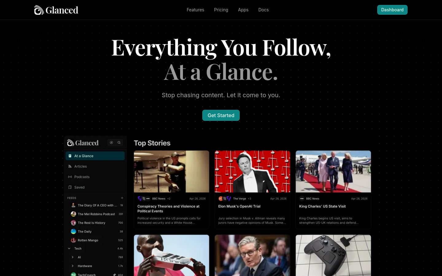 Captured Homepage / Lander