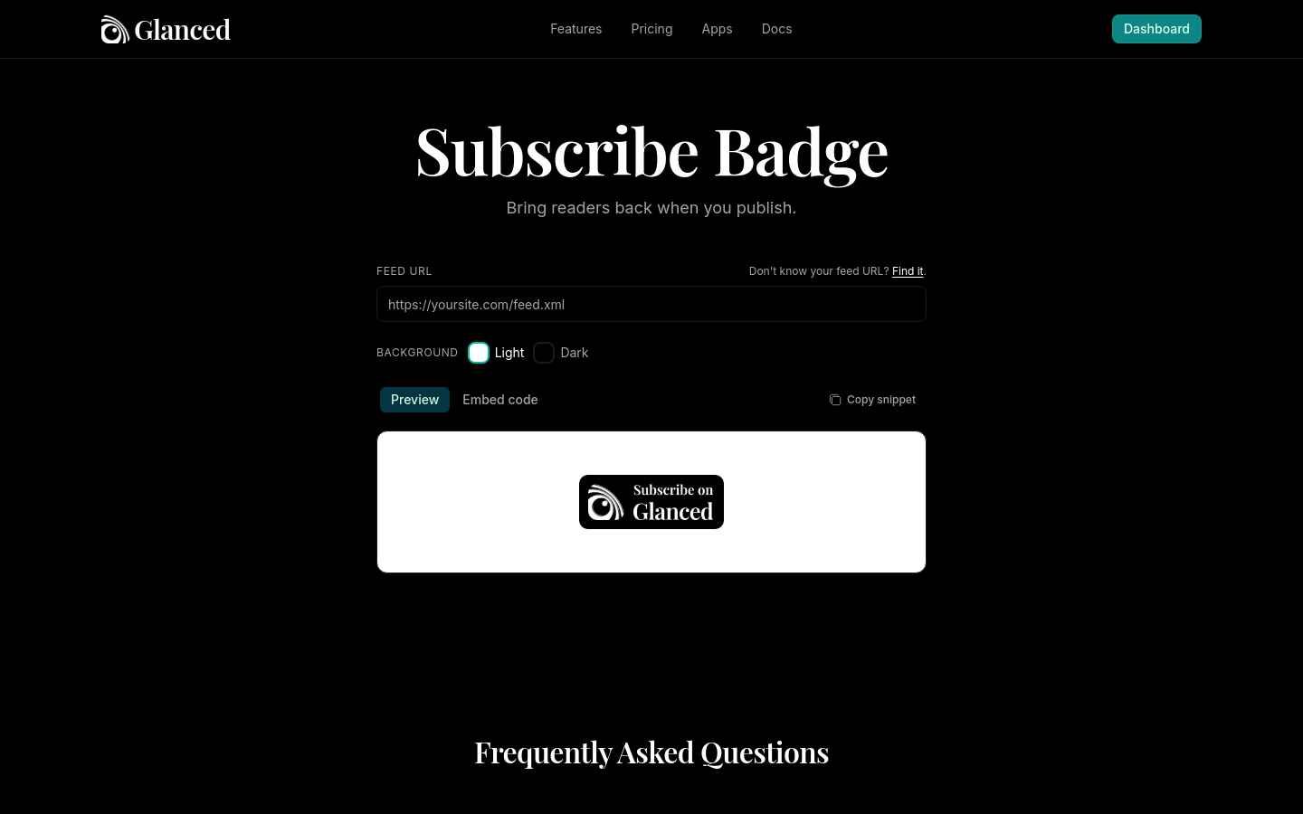 Subscribe Badge