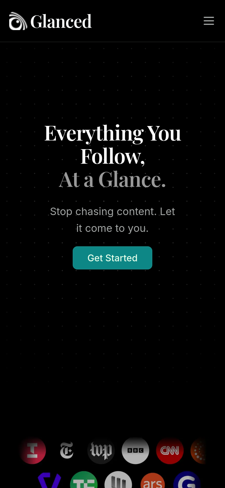 Homepage / Lander