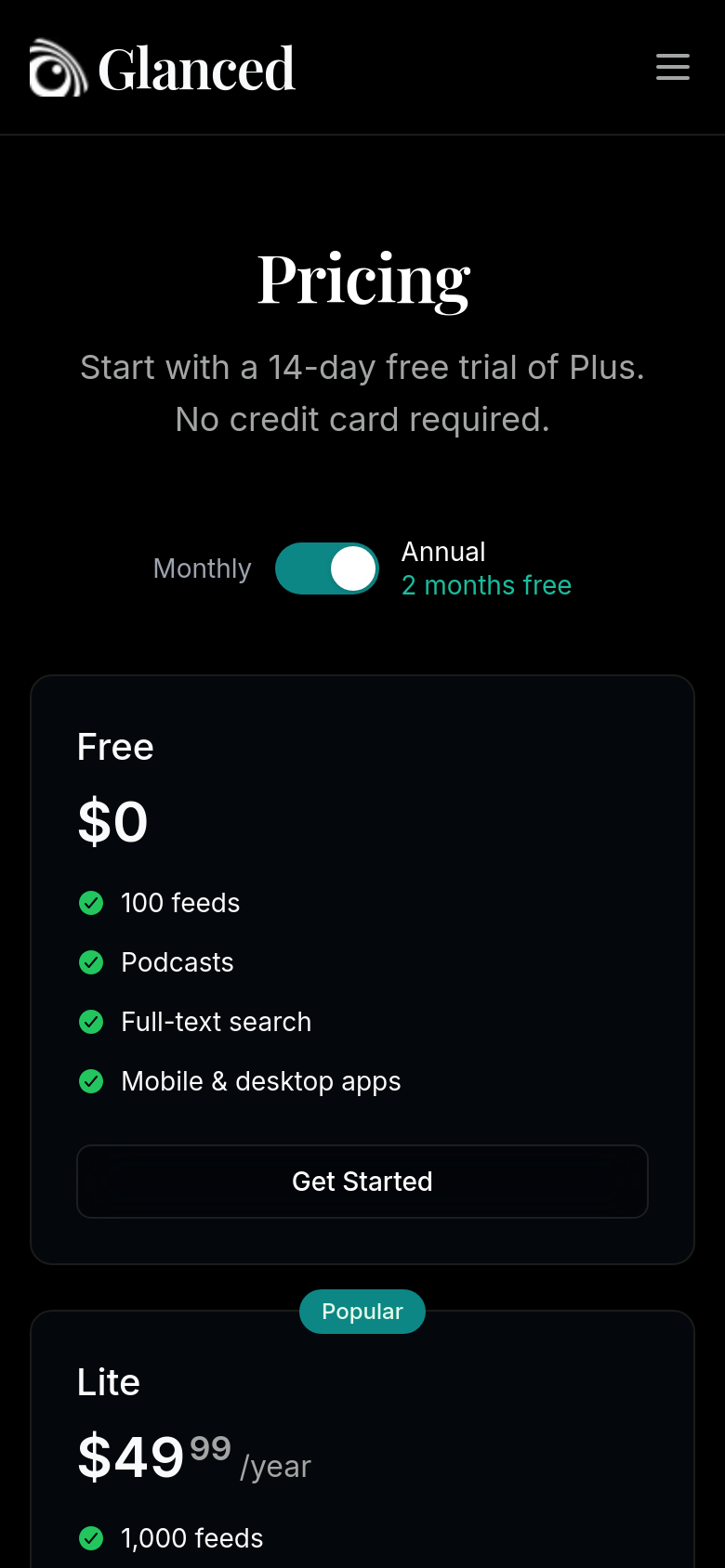Pricing