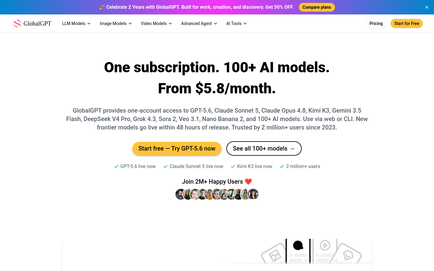 Captured Homepage / Lander