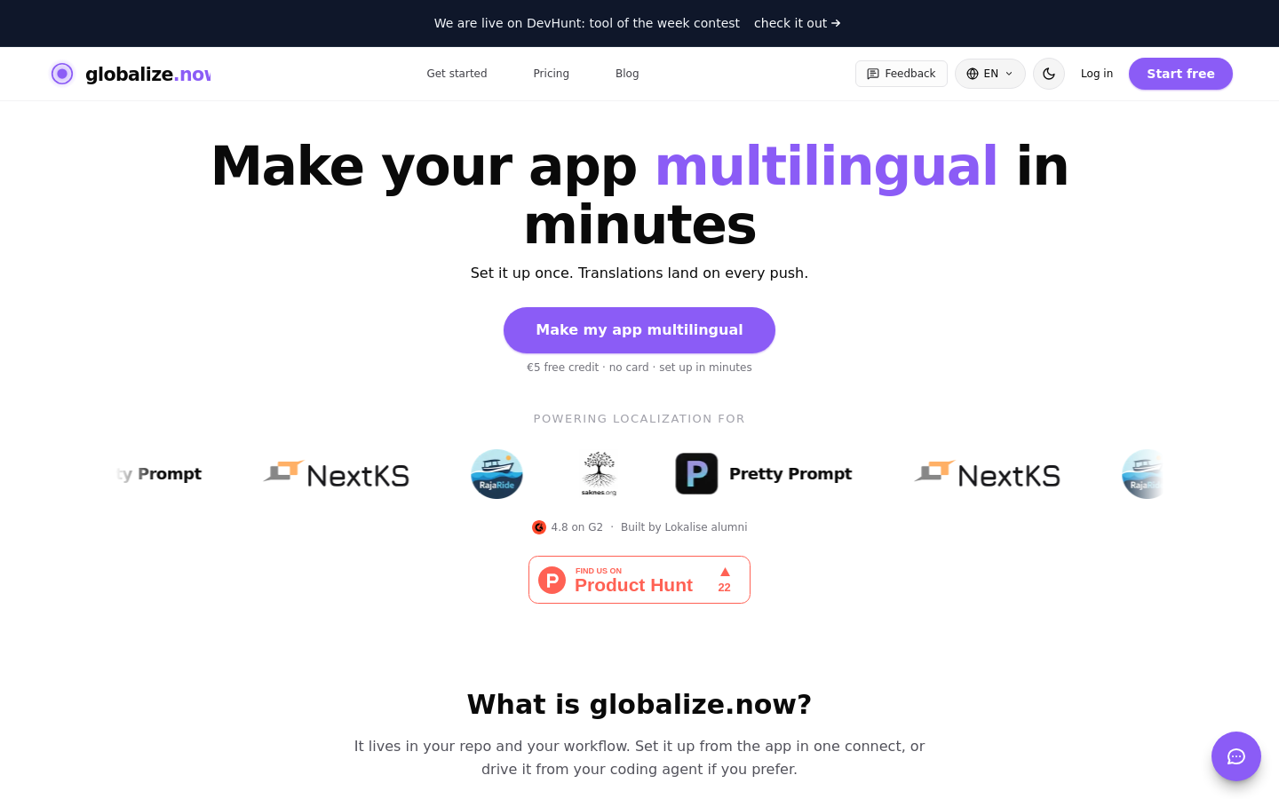 Captured Homepage / Lander