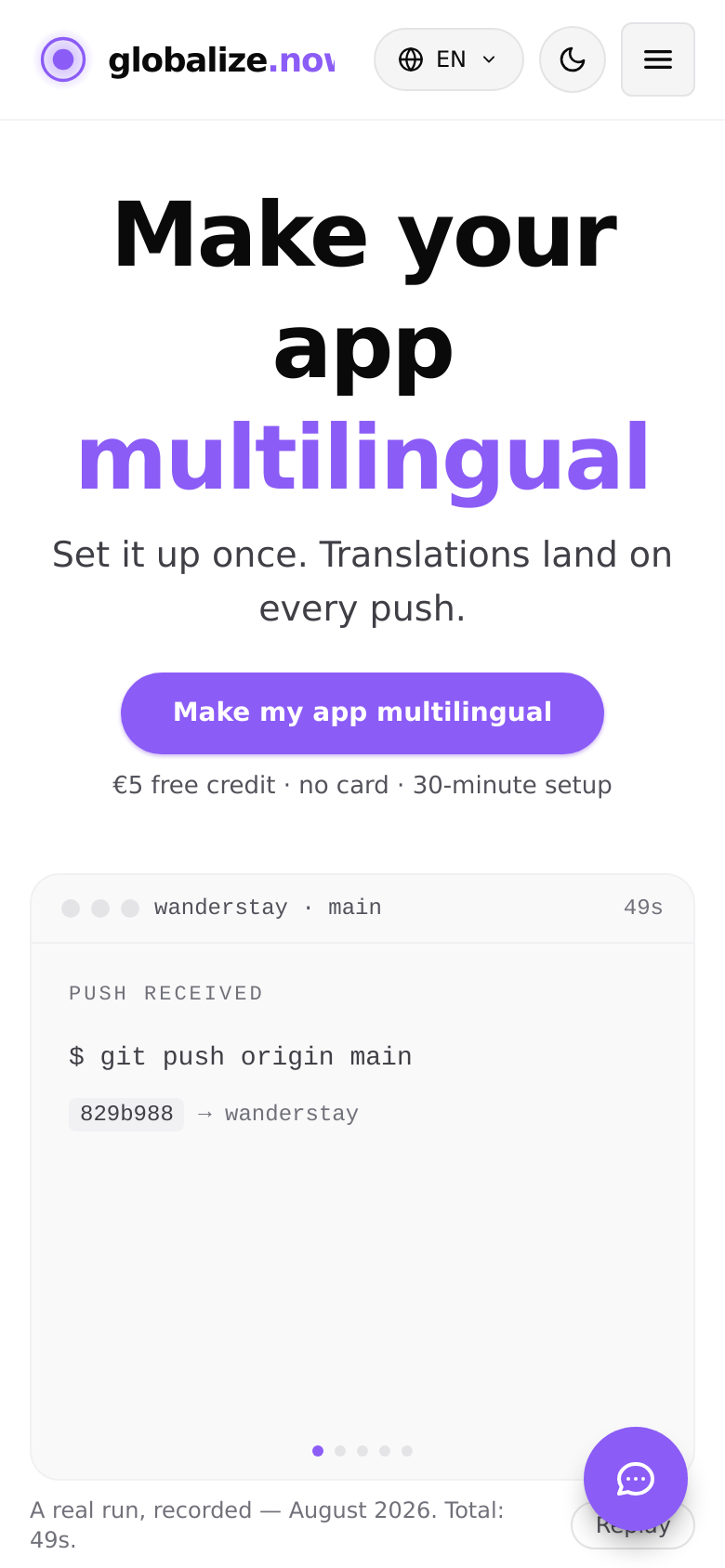 Homepage / Lander