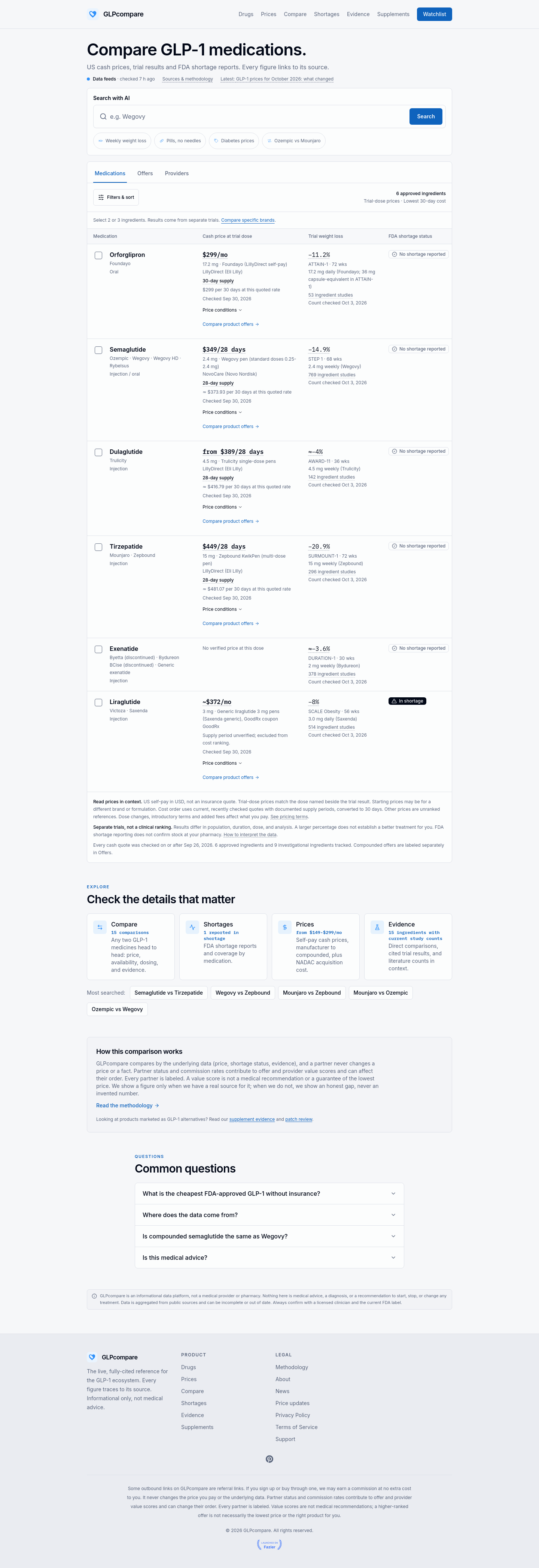 glpcompare.co — 