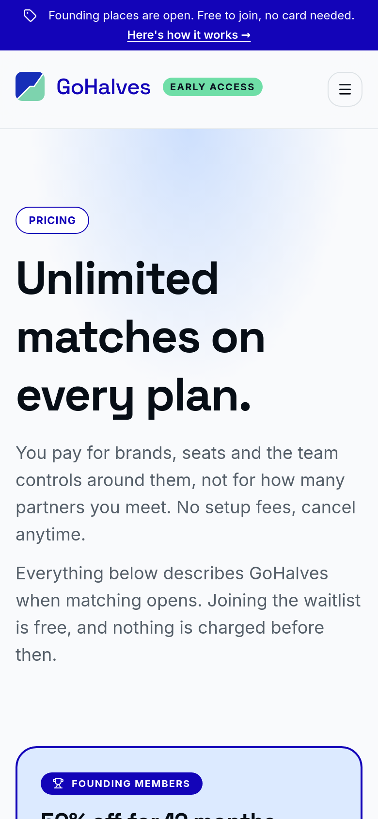 Pricing