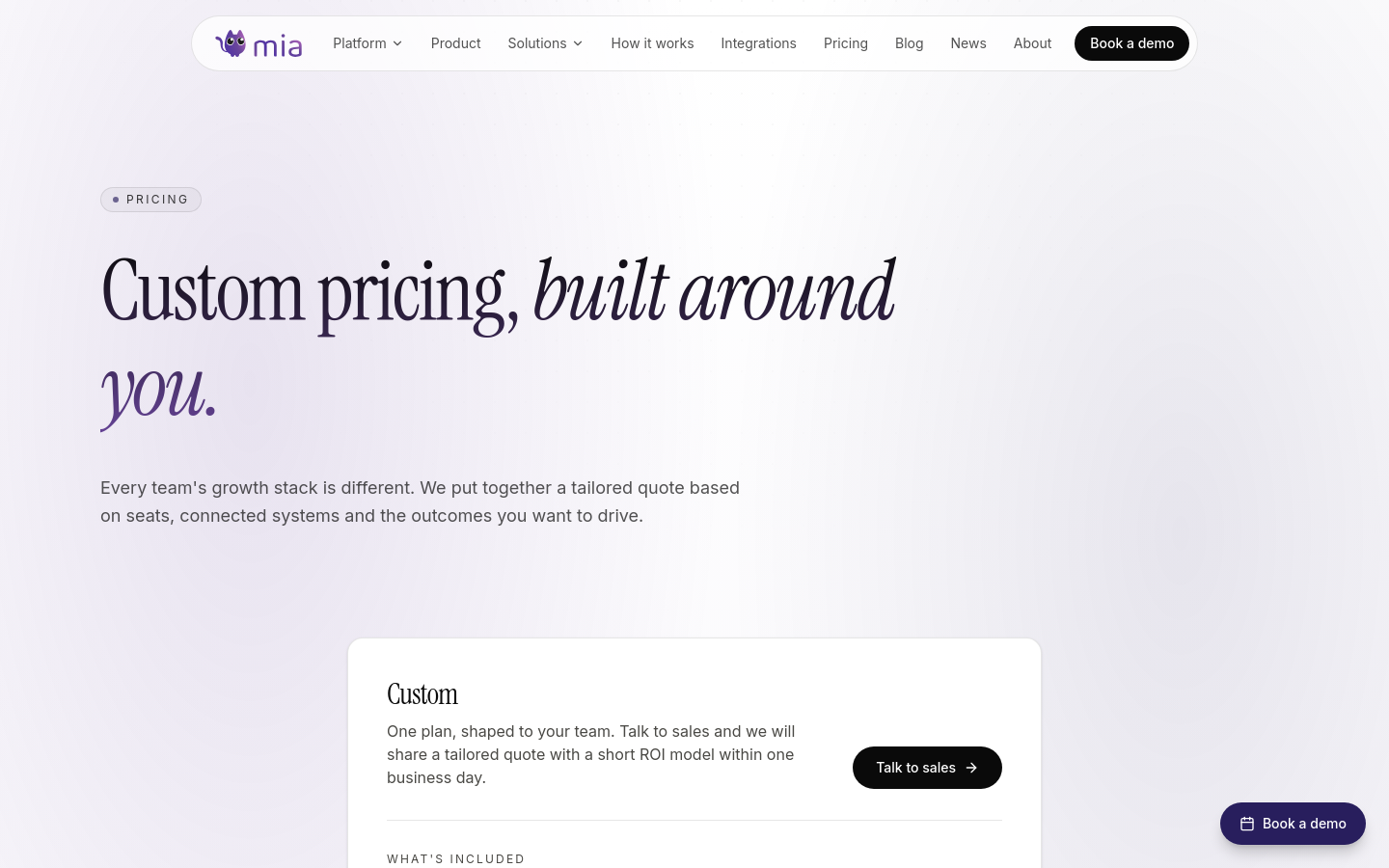 Pricing