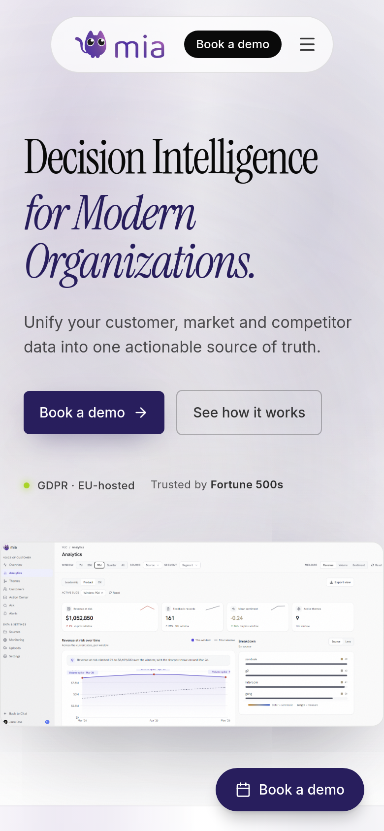 Homepage / Lander