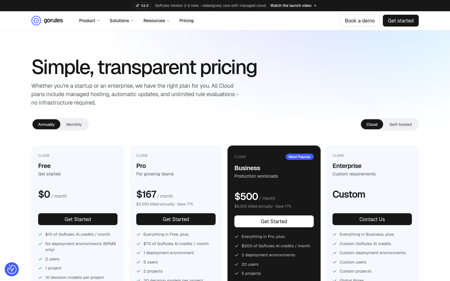 Pricing