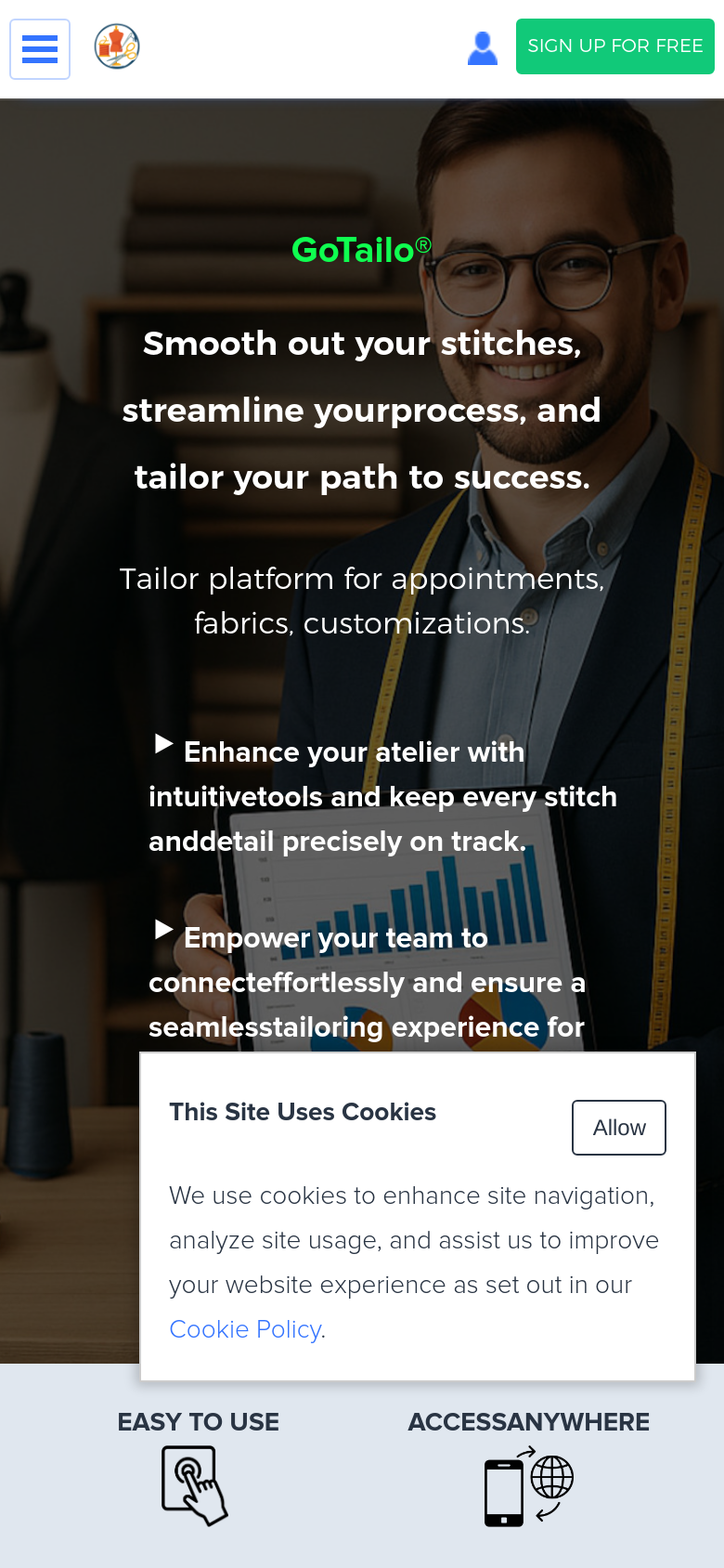 Homepage / Lander